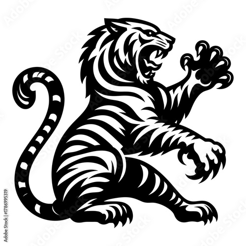 Screaming Tiger full body cla...