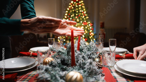 Setting the table for the family holidays