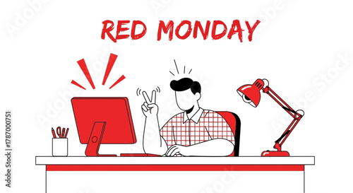 Red monday sale deals shopping online offers discounts promotion