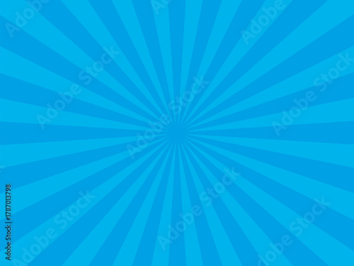 放射状に広がる集中線の背景イラスト