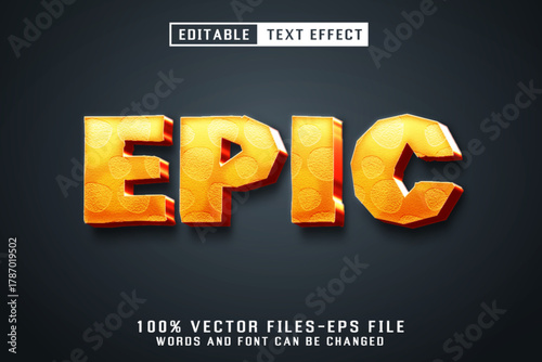Epic 3d Text - Editable Text Effect