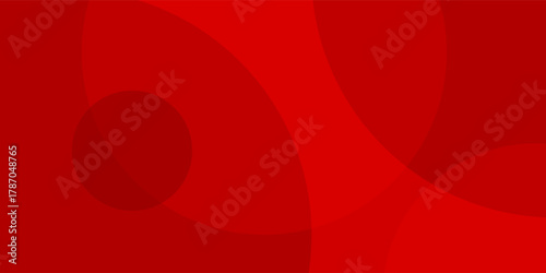 Bubble art abstract red and black color background trendy