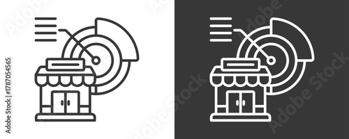 Market Segmentation Icon Set Vector Collection Isolated In Black And White