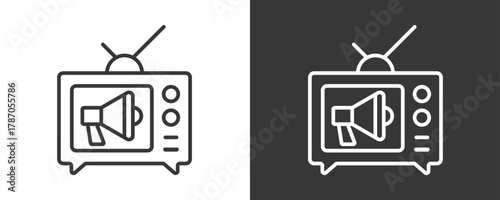 Digital Marketing Icon Set Vector Collection Isolated In Black And White