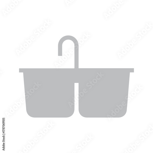 Kitchen Double Sink Icon