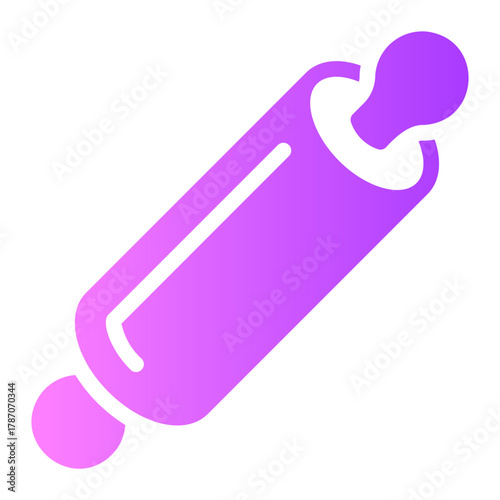 rolling pin gradient icon