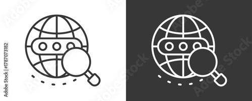 Seo Icon Set Vector Collection Isolated In Black And White