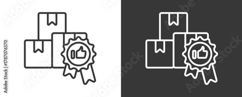 Guarantee Icon Set Vector Collection Isolated In Black And White