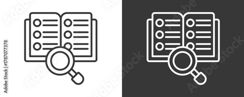 Proofreading Icon Set Vector Collection Isolated In Black And White