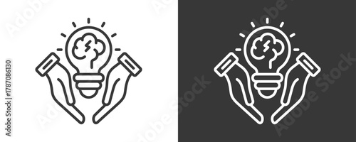 Creative Team Icon Set Vector Collection Isolated In Black And White