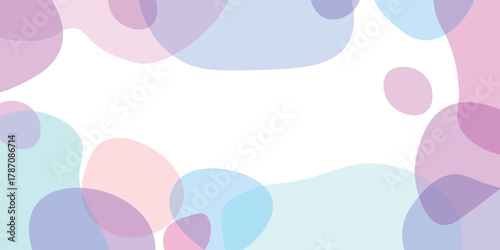 幾何学　カラフル　曲線　模様　背景