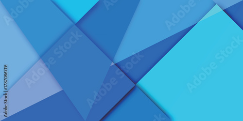 幾何学　立体　青　模様　背景