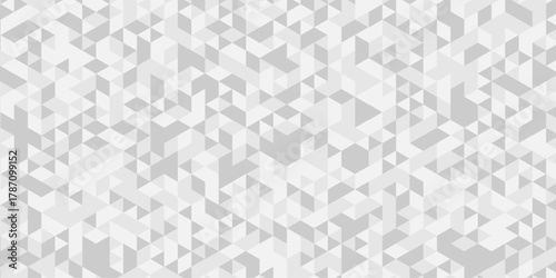 Abstract geometric origami white, gray square cube triangulated random cube low polygon triangle textile abstract corporate creative design.	
