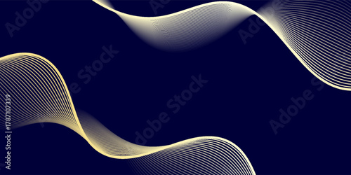 Vector line wave luxury pattern with space for text. Clouds, water modern art. Abstract line texture, elegant japanese fancy background. abstract wavy lines background.