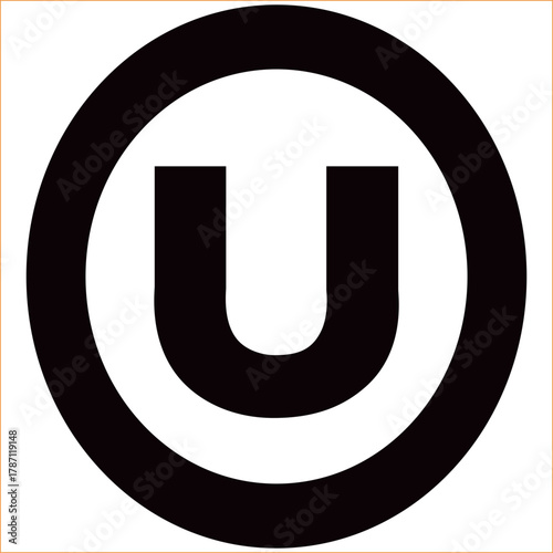 U KOSHER ICON Vector
