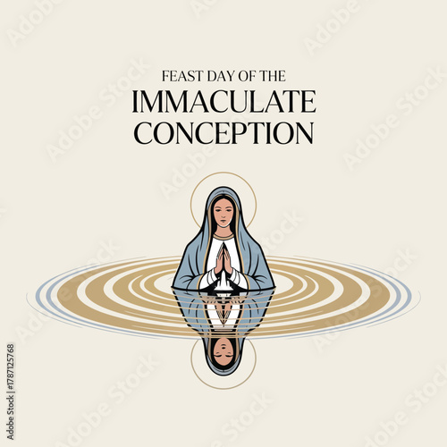 Feast Day of the Immaculate Conception Blessed Virgin Mary Reflection Religious Art
