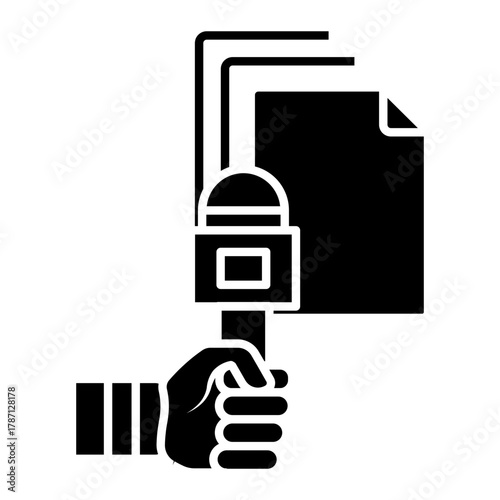 journalist Solid icon