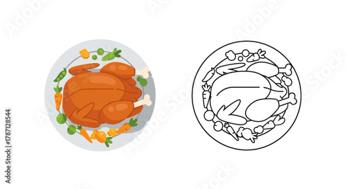 Black and white nautical anchors intertwined with rope a maritime symbol