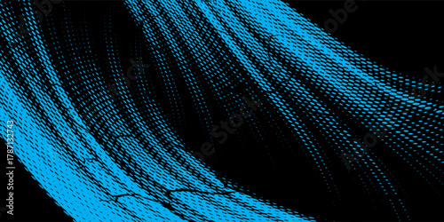 light blue black brush wrap car sticker pattern abstract banner sporty lines light blue black color combination grunge brush pattern, Modern, Eps 10.