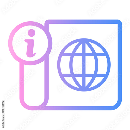 news Line Gradient Icon