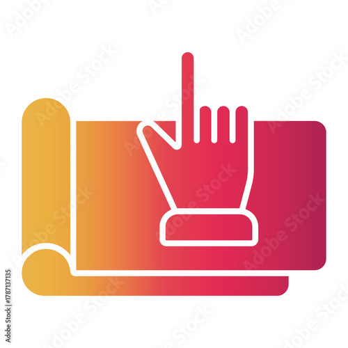 magazine Gradient icon