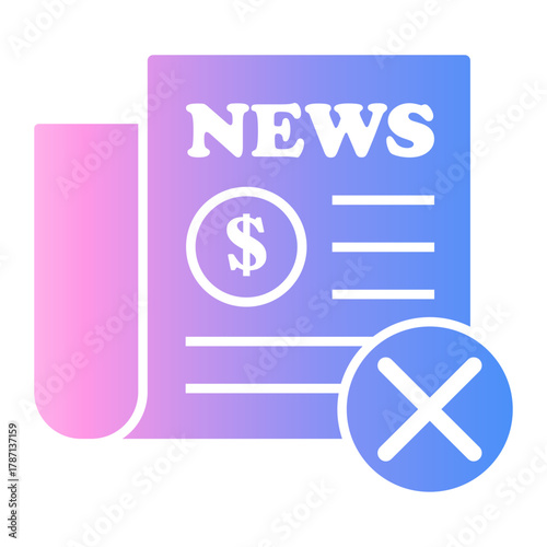 news Gradient icon