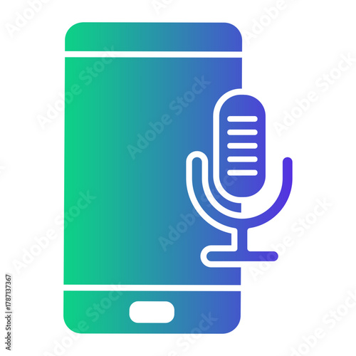 broadcasting Gradient icon