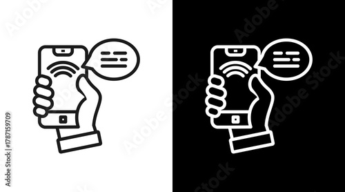 Text  Icon Set Multiple Style Collection