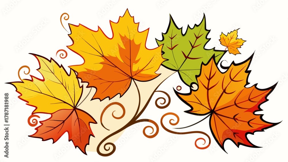 Obraz premium autumn maple leaves