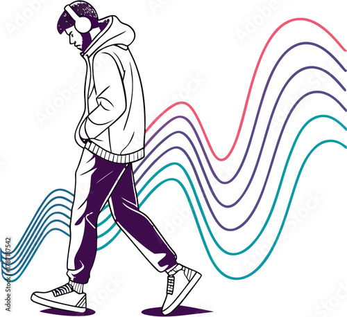 soccer player with ball on white background