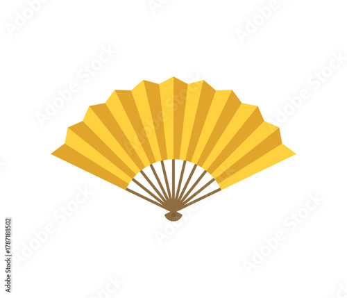 扇子,フラットイラスト