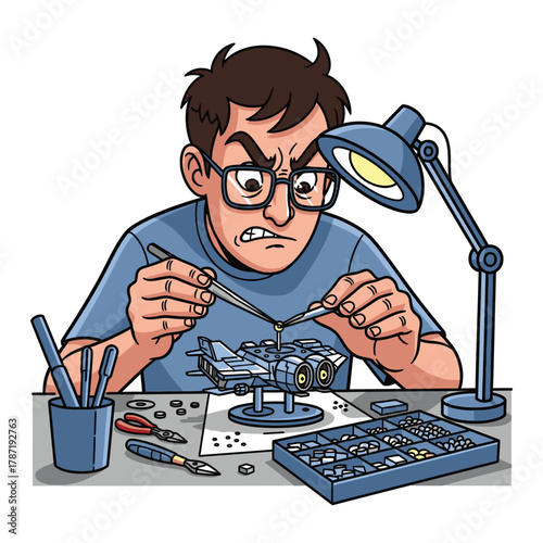 Neurodiversity in Workplace Intense focus on intricate model building task