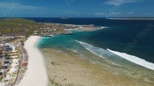 Aerial view of the Rote island, West part of the Timor island, Indonesia