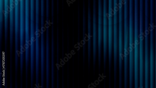 deep blue teal gradient with a glass effect on a black background a futuristic look featuring cool glow vertical stripes and subtle grain texture that create a sense of motion