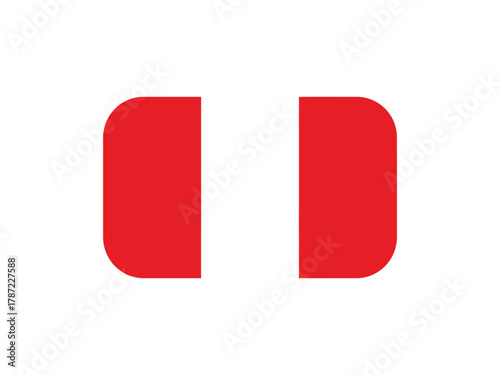 The national flag of peru, a symbol of peruvian identity and heritage