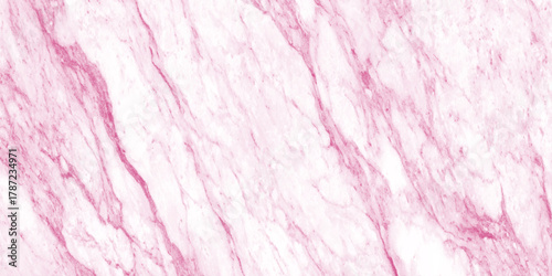 pink marble or quartz stone texture background with vibrant fuchsia pink veins and white areas, natural mineral pattern.