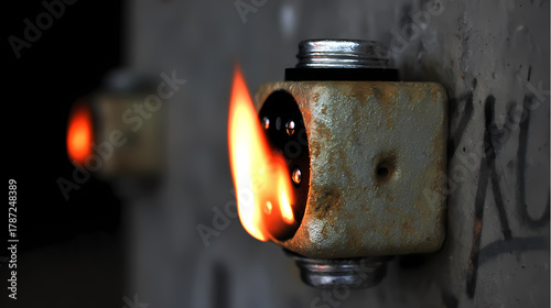 fire due to a socket AI generated