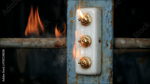 fire due to a socket AI generated