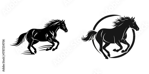 Running Horse Silhouette