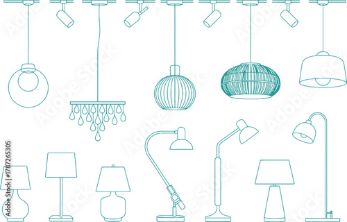 Explore trendy lighting fixtures for interior design in your modern home decor project