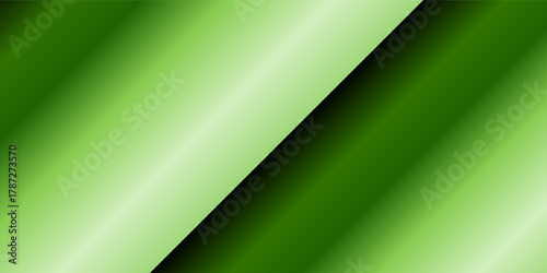 Modern green and white glowing curves with a dark simple abstract