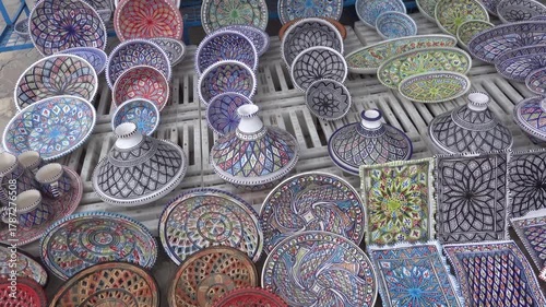 Sousse, Tunisia Pottery for sale in the Medina