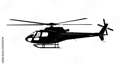 helicopter in flight