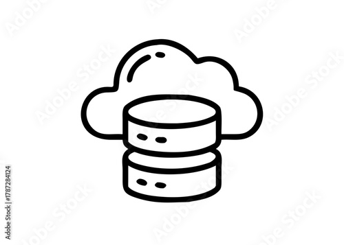 Cloud Database Icon