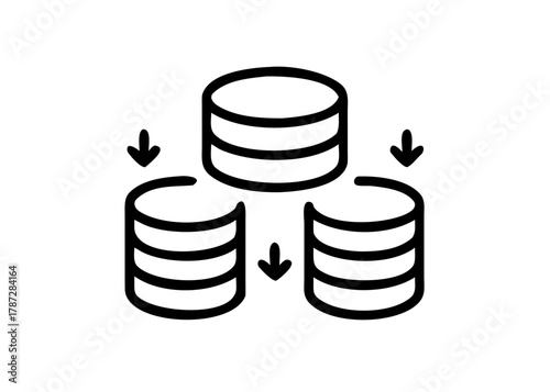 Data Distribution Icon