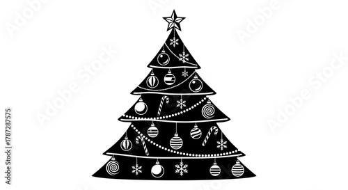 christmas tree vector