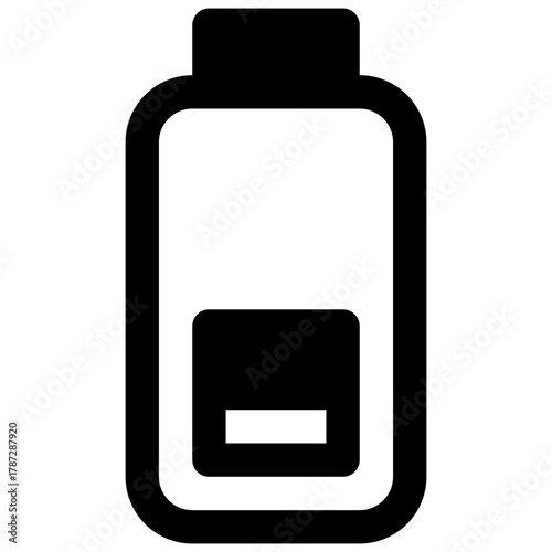 Fatigue. Outlined stroke vector icon with black-filled details.