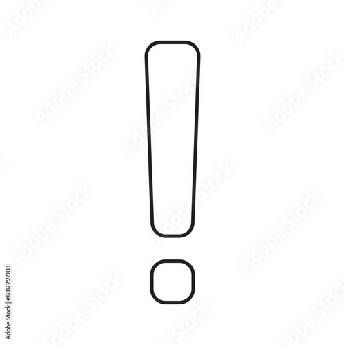 Warning line icon set. Ideal for safety signage, alerts, error messages, and hazard notifications