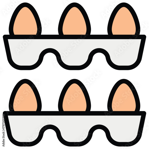 Eggs Vector Icon Stock Illustration