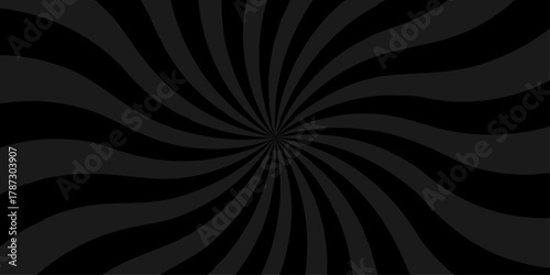 Sunburst beam light vintage shine and graphic summer explosion pattern. black and gray bright sunrise isolated glow striped texture background.	
